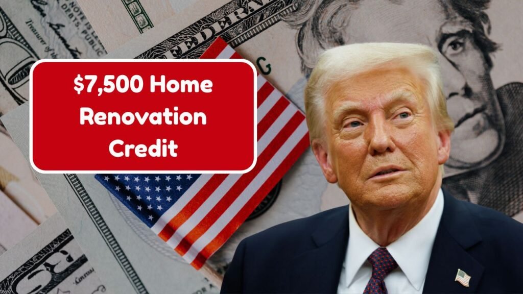 $7,500 Home Renovation Credit