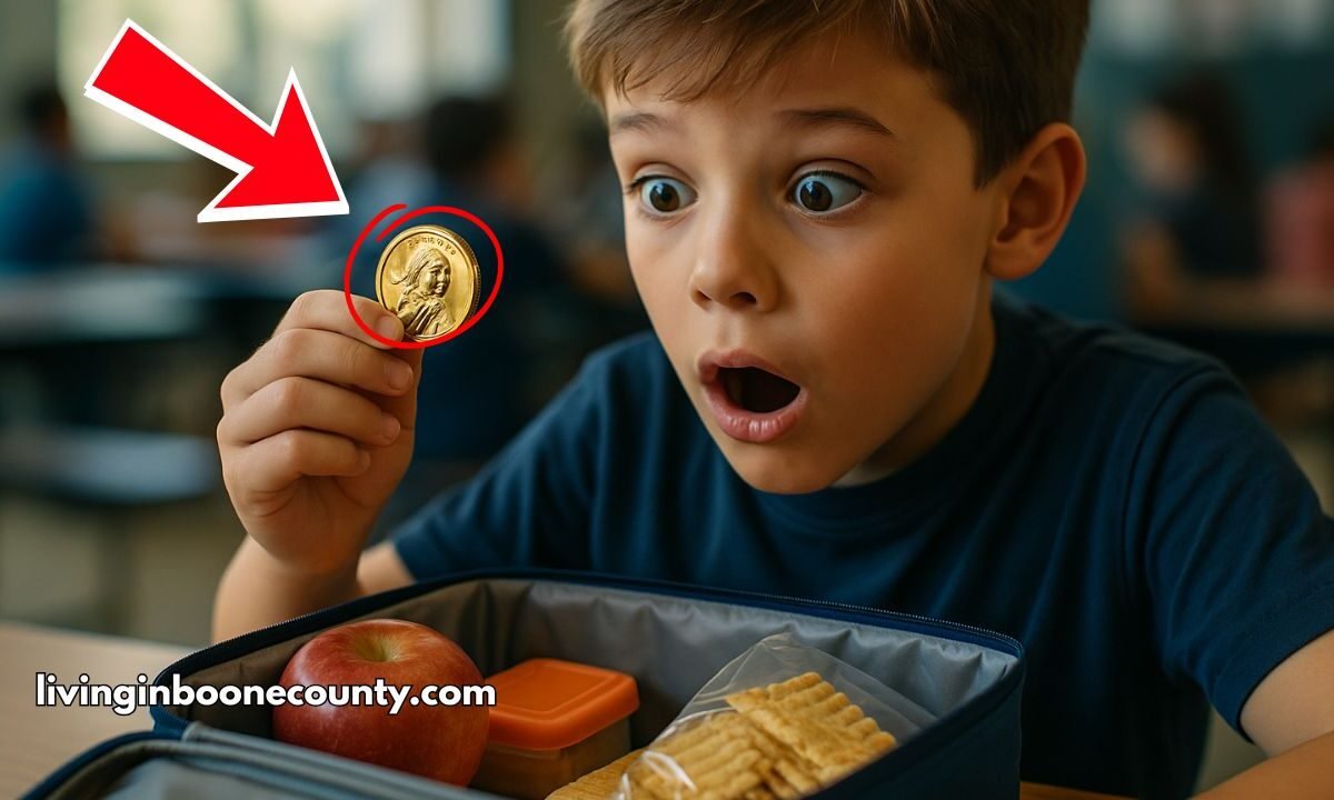 Sacagawea Dollar Found In Lunch Box
